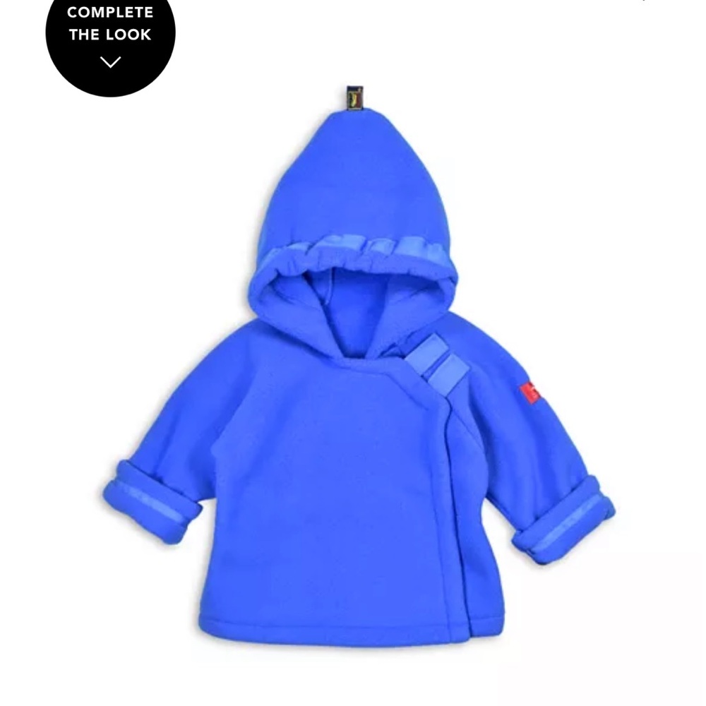 ❄️💙Widgeon💙❄️Royal Blue EUC Unisex Hooded Fleece Jacket. 12m. PRISTINE-LIKE NEW!